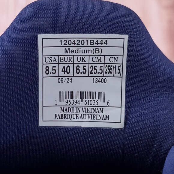 Brooks Ghost Max 2 Womens Size 8.5 B Navy Blue Running Shoes 1204201B444 - Picture 15 of 15